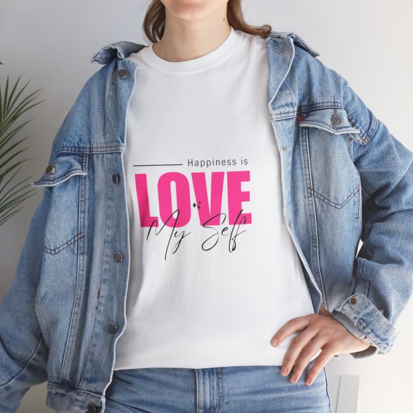 Love My Self T-Shirt – Unisex Tee, White - Image 4