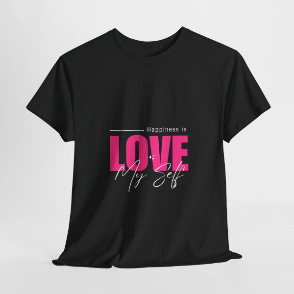 Love My Self T-Shirt - Unisex Tee, Happiness is Love Tee, Casual Wear - Image 2