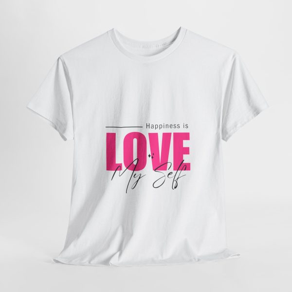 Love My Self T-Shirt – Unisex Tee, White - Image 2